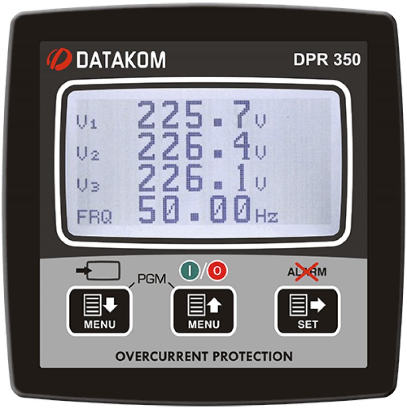 DPR-350 Şebeke Analizörü ve Koruma Rölesi